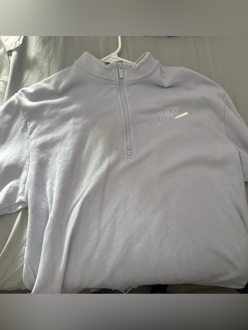 Nike Woman’s Light purple Half-Zip Pullover Sweatshirt